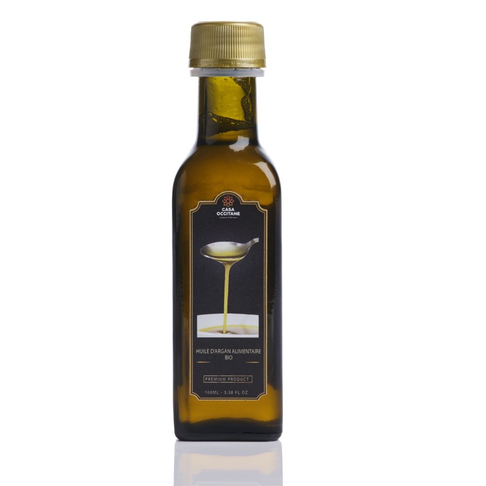 Huile d'argan alimentaire torréfié